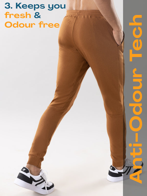 Anti Stain & Anti Odor Joggers with SAC Tech & Smart Pocket - Rubber