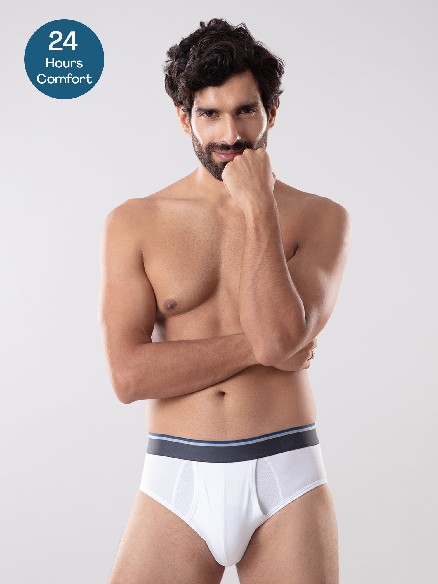 Anti Odor Cotton Tencel Cooling Brief - White – Gloot