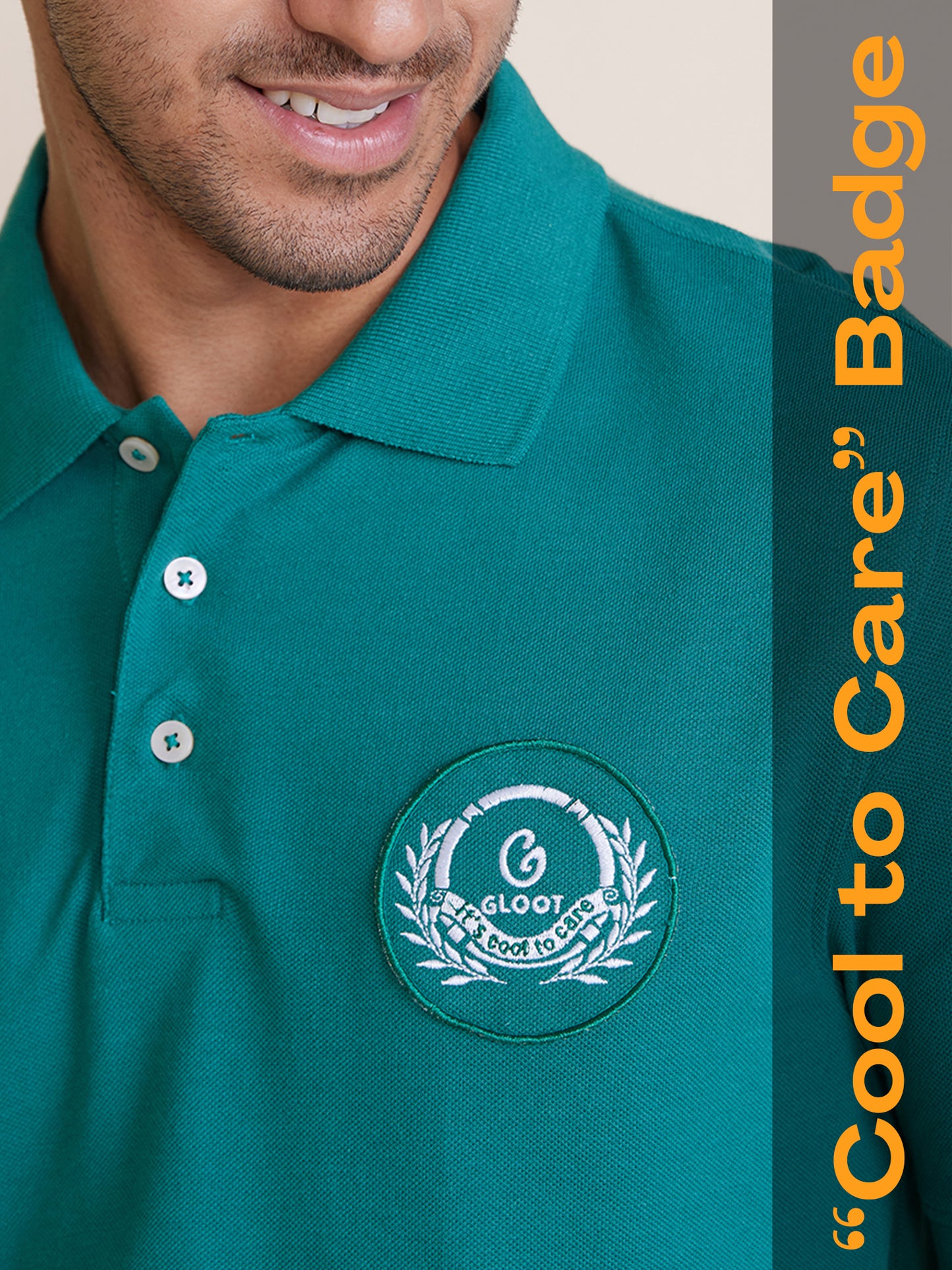 Badge Polo T-Shirt Green