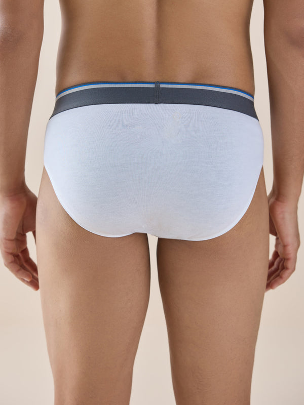 Butter Blend Classic Brief with No-Itch Elastic and Anti Odour- Pack of 2