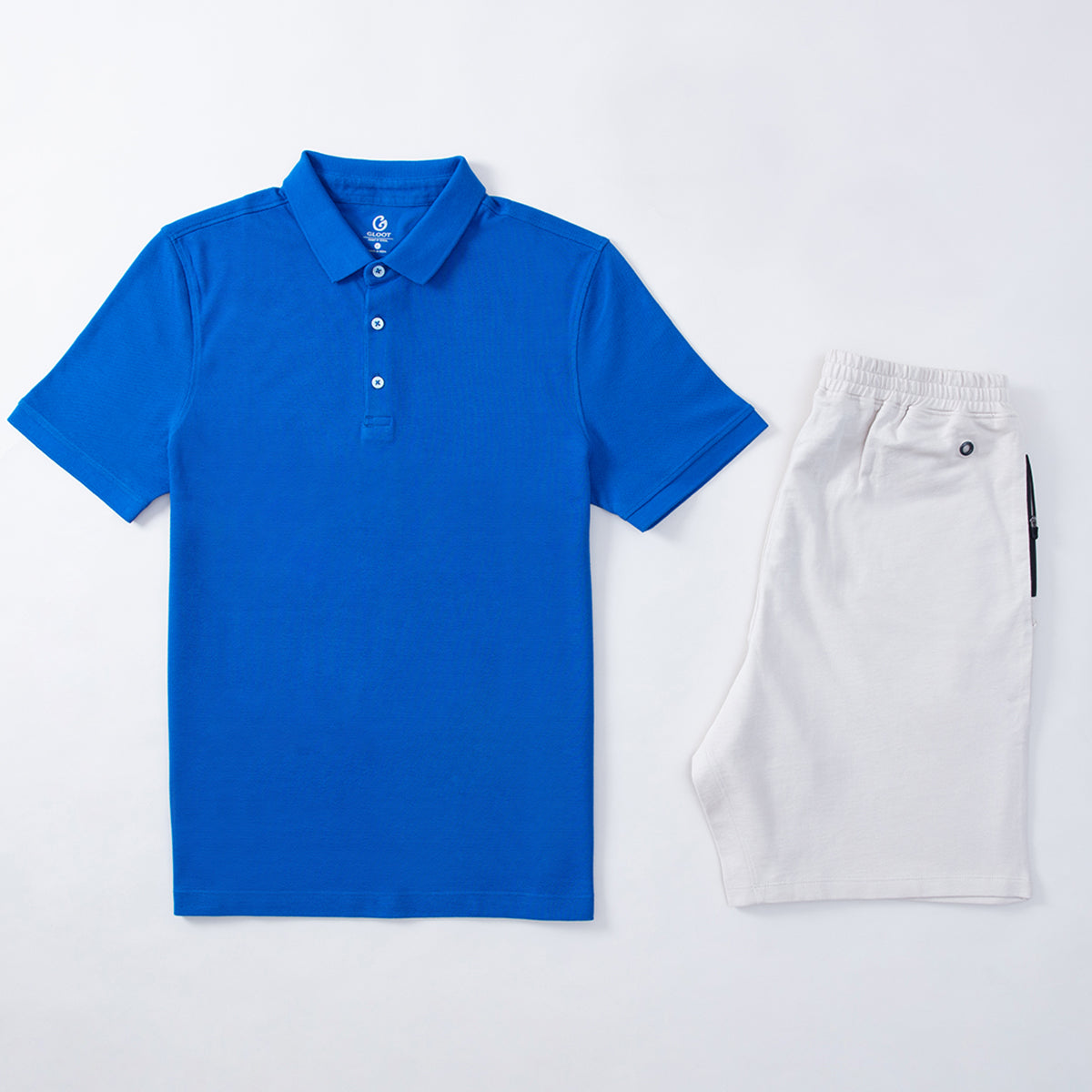 Clean Polo and Shorts Set