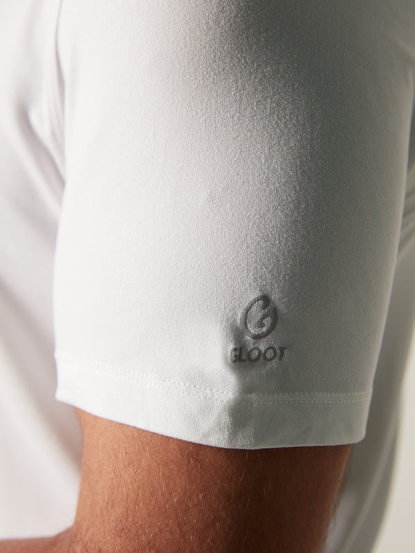 Active Lite Polo Anti-Odour T-Shirt White