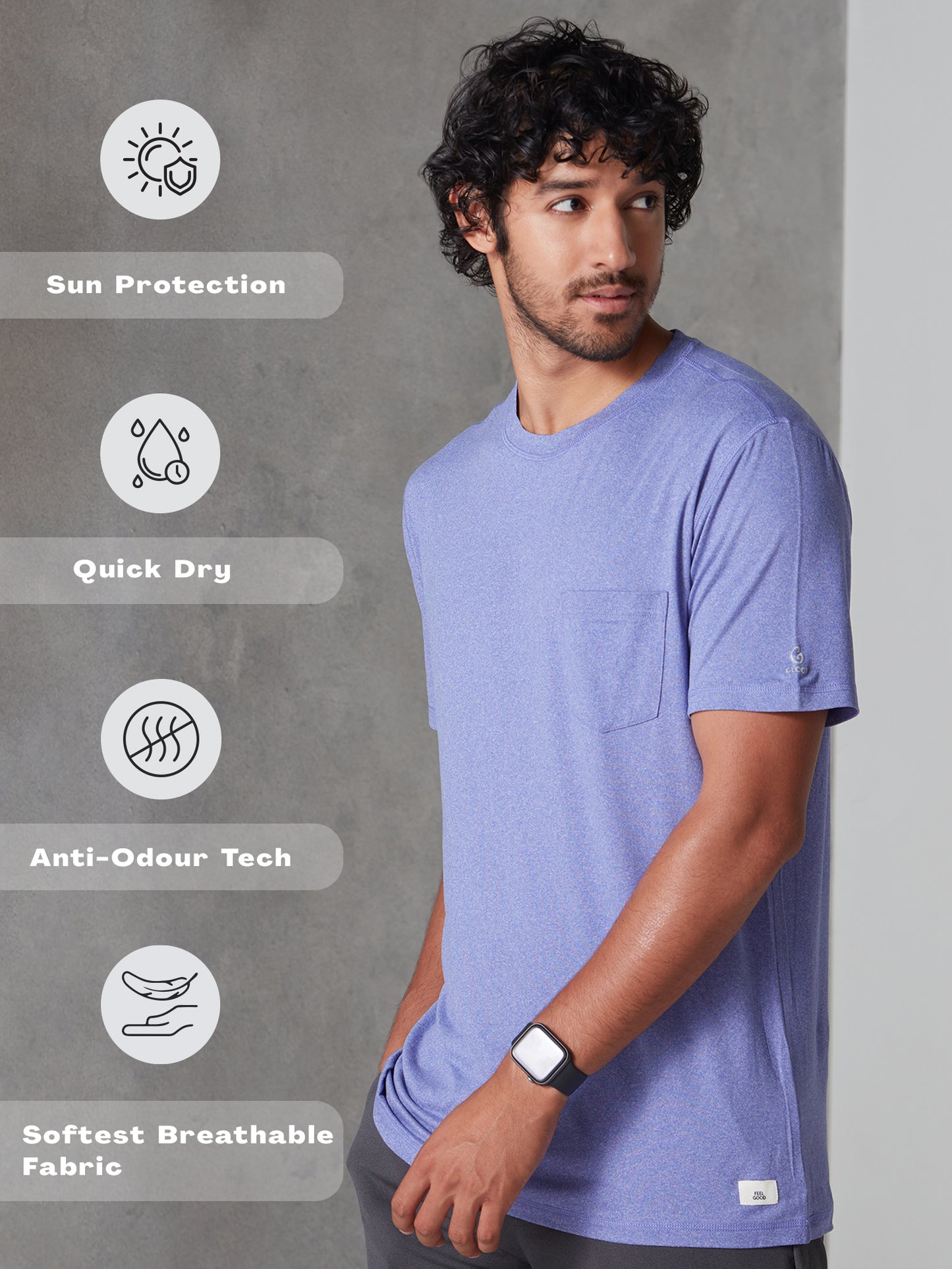 Active Soft Tee Lavender