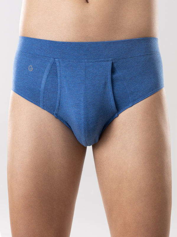 Buy Best Solid Cotton Inner Elastic Men Underwear and Briefs: Pack
